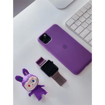 【米蘭漸變色】磁吸表帶適用蘋果iWatch手表AppleWatch不銹鋼男女