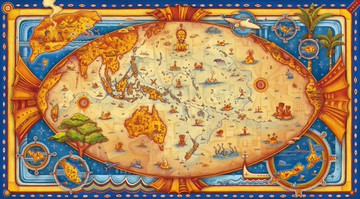 藝術微噴畫作-南島世界