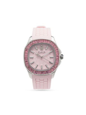Philipp Plein - Spectre Lady 38mm - women - stainless steel/Rubber - One Size - Pink
