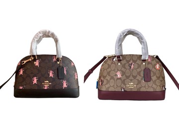 ~雪黛屋~COACH 貝殼包小容量國際正版保證進口防水防刮皮革品卡購證塵套提袋等候10-15日C876611