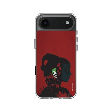 iPhone Air Clear Case（相機按鈕） 透明 - Batman 蝙蝠俠 - 小丑女與小丑