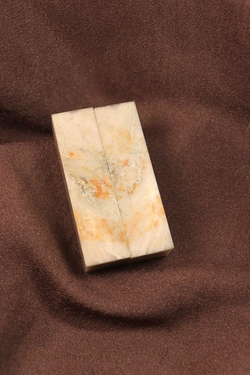 【日好手工刻印・情人結婚對章】巴林石 A250613