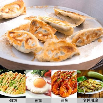 加厚煎鍋鋁平底鍋老式家用加厚不粘鍋炕餅鍋烙餅純手工鑄鋁鋁鍋商