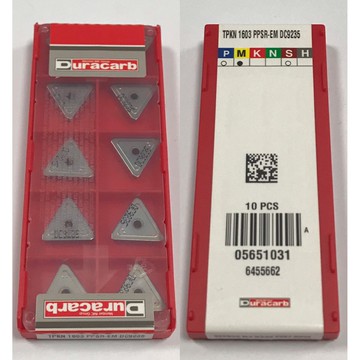 TPKN 1603 PPSR-EM DC9235 銑刀片。