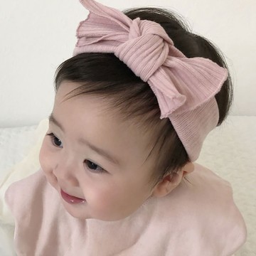 🎀女寶寶專屬💗【OOYII吾憶】日本製Lien de famille 簡約彈性蝴蝶結寶寶髮帶｜女寶寶新生禮、週歲禮、生日禮物｜【快速出貨】