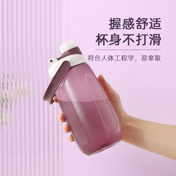 🔥【大容量運動太空水壺】男女健身隨手杯 帶茶隔泡茶杯 戶外便攜水壺 耐摔防漏附背帶 夏季｜好物