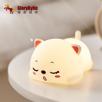 【GKI 耀麟國際】呼嚕貓 療癒系可愛造型拍拍燈_廠商直送