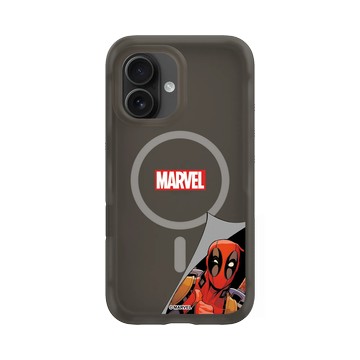 iPhone 16 AirX 本質黑 - 迪士尼-漫威 Marvel - 死侍-探頭