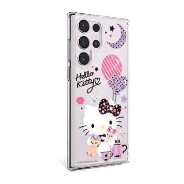 APBS 三麗鷗 Samsung S26/S25/S24/S23系列 輕薄防摔水晶彩鑽手機殼-凱蒂夜未眠