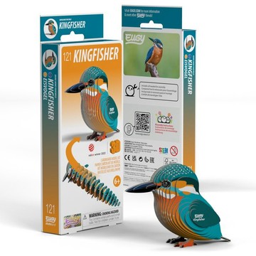 EUGY EUGY3D立體紙拼圖 翠鳥款