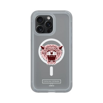iPhone 15 Pro Max AirX 流變灰 - Catalina Estrada - Pink Tiger Head