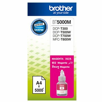 Brother BT5000M 原廠紅色墨水 適用型號：DCP-T300、DCP-T500W、DCP-T700W、MFC-T800W【APP賺6%點數 領券最高折500】