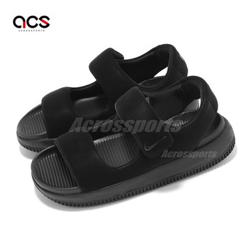 Nike 涼鞋 Wmns Calm Sandal 女鞋 黑 魔鬼氈 緩衝 涼拖鞋 FJ6043-001