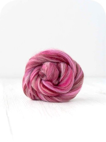 義大利托斯卡尼- 雙色美麗奴羊毛 DDM907 化妝｜50g｜DIY手作/羊毛氈材料/文創