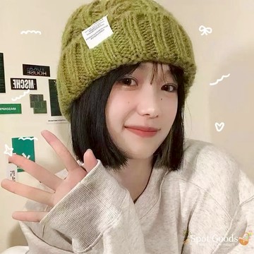 【只賣現貨】糖果色麻花毛帽 保暖針織帽 麻花毛線帽 針織帽 短毛帽 冬帽 毛帽 帽子 護耳帽 素面毛帽 毛線帽#186