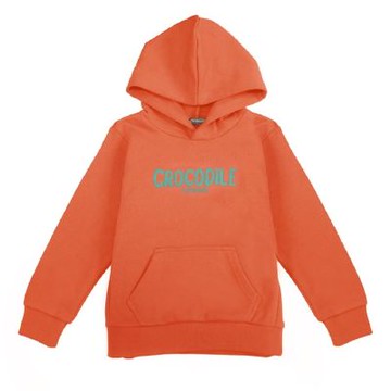 Crocodile Junior小鱷魚童裝- LOGO印花刷毛連帽T恤 ( 558486-02 小童款)