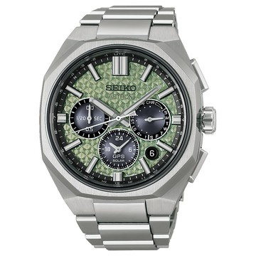 SEIKO 精工 ASTRON GPS 限量款八角形鈦金屬雙時區計時男錶-43.4mm 5X63-0AD0G(HAB005J1)