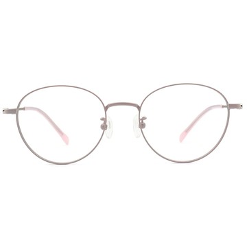 FORECO | 春日浪漫圓框眼鏡 | 粉蠟色