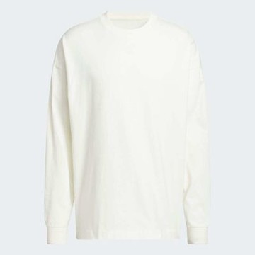 Adidas 愛迪達 Adidas Ls Tee KB7555 男女 長袖上衣 休閒長袖 白 純棉
