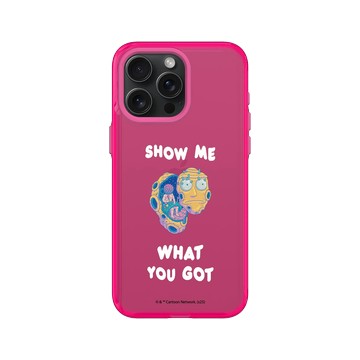 iPhone 15 Pro Max Clear 粉漾桃 - 瑞克和莫蒂 Rick and Morty - Show Me What You Got