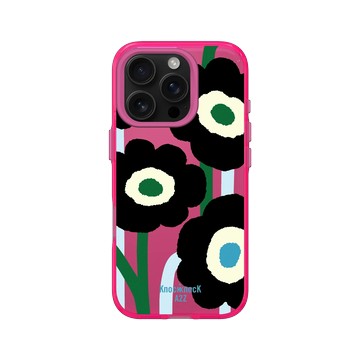 iPhone 16 Pro Clear 粉漾桃 - Knock Knock A2Z - 左擺右擺花