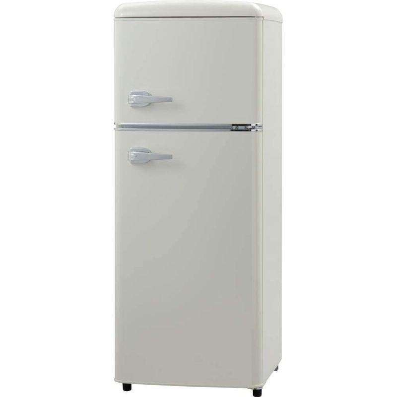 アイリスオーヤマ レトロ冷凍冷蔵庫 114L PRR-122D LINEショッピング