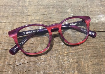 Absolute Vintage - Robinson Road(羅便臣道) 梨形板材幼框眼鏡 - Red 紅色