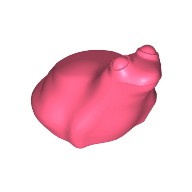 動物(青蛙) 1.5x1.25x1 珊瑚色 33320