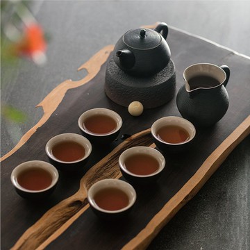 【茶具禮物】陸寶 旋轉壺功夫茶組 一壺一海六杯