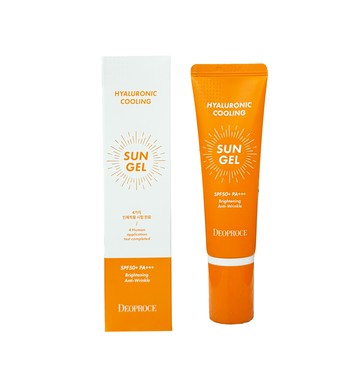 DEOPROCE 迪普詩 玻尿酸涼感防曬凝膠 SPF50+/PA+++ 50g~優惠價390元｜岡山戀香水