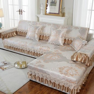 夏季冰絲涼席沙發墊歐式防滑藤席涼墊簡約布藝皮沙發套巾沙發坐墊