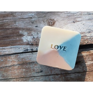 【皂章B36】LOVE 簡單愛 字章  婚禮皂章 小物 Soap Stamp