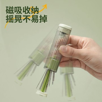 ⚡免運臺灣有貨⚡高檔按壓升降磁吸針線盒家用多功能手工縫紉工具大學生便攜針線盒⚡可開票