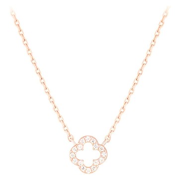 J.ESTINA LALA J系列 女款項鍊 附購物袋  42cm  玫瑰金色