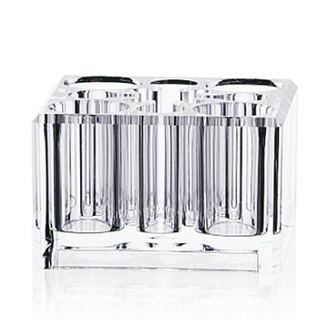 化妝品刷具透明壓克力收納架(9x9x5.5cm) #2862