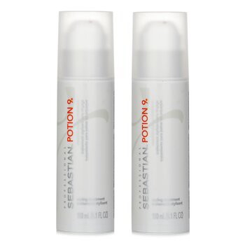 Sebastian 莎貝之聖 【1+1套裝】9號造型乳 150ml/5.1oz x2-組合