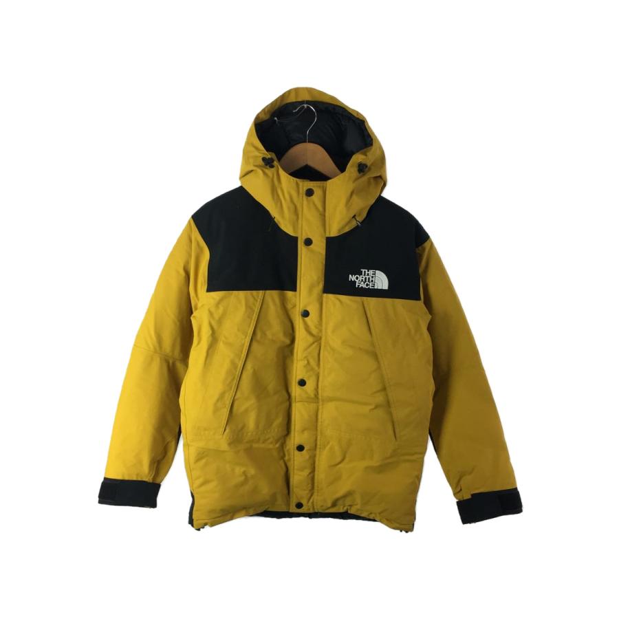 THE NORTH FACE◇Mountain Down Jacket M ナイロン YLW 無地 ND91930