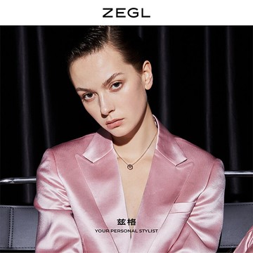 ZENGLIU設計師羅馬數字輕奢項鏈女潮小眾網紅鎖骨鏈氣質圓環吊墜