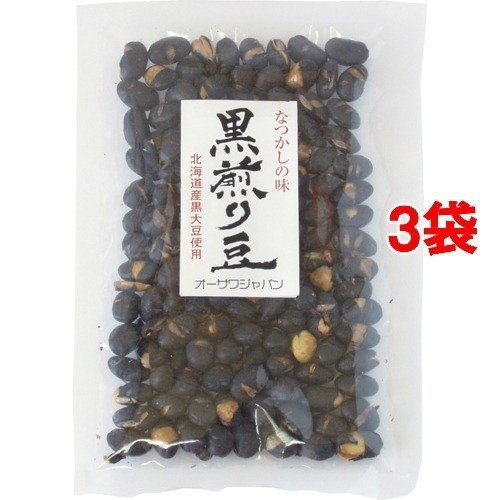 オーサワ 北海道産黒煎り豆 60g*3コセット  オーサワ