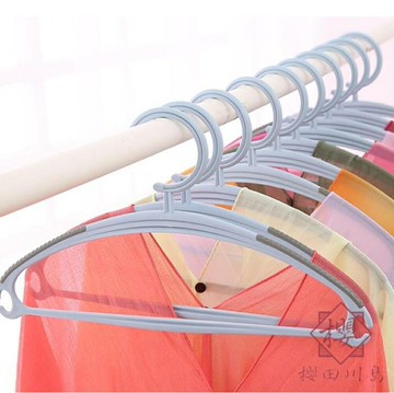 15支裝 衣架防滑晾衣架家用衣撐掛鉤衣服架子掛衣架【櫻田川島】