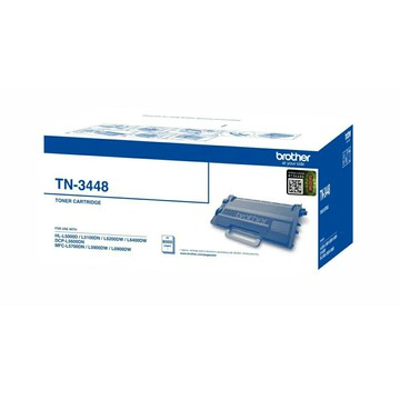 Brother TN-3448 原廠黑色高容量碳粉匣 適用 HL-L5000D/HL-L5100DN/HL-L6200DW/HL-L6400DW/MFC-L5700DN/MFC-L5900DW/MFC-L6900DW