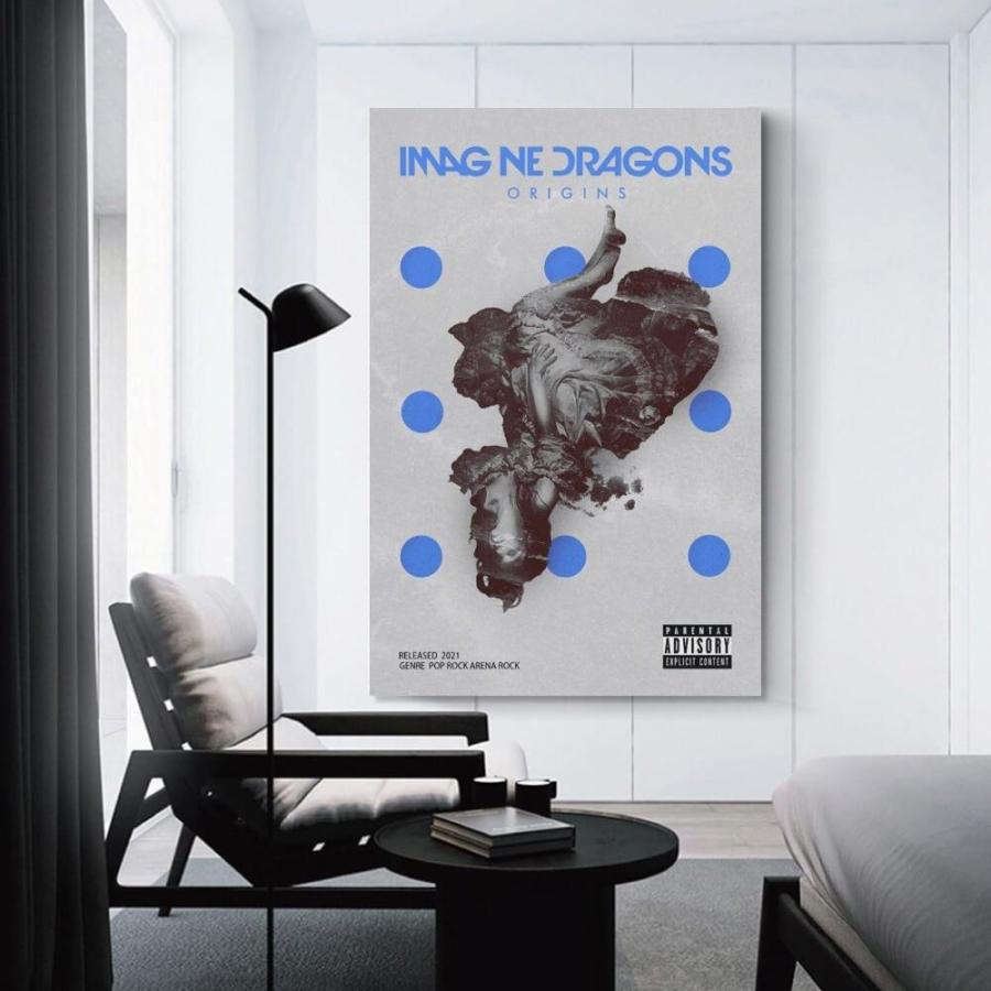 Demons By Imagine Dragons (1) Canvas Poster Living Room Decoration Bedroom