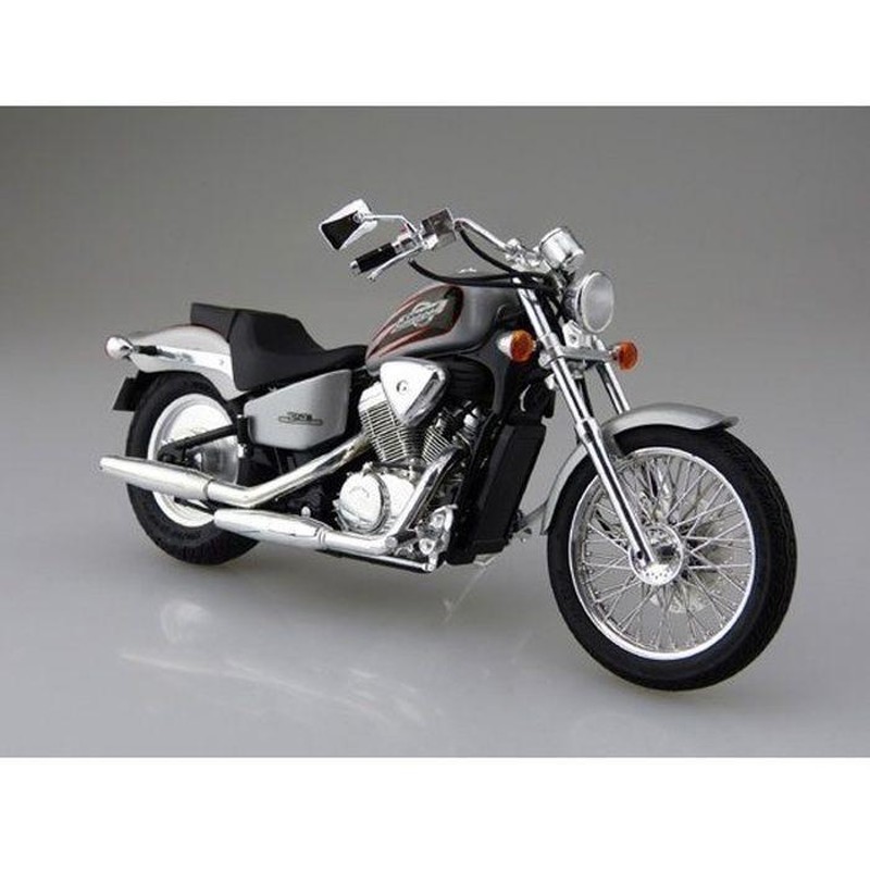 プラモデル 1/12 バイク No.44 ホンダ スティード400VSE カスタムパーツ付き HONDA STEED 400 VSE アオシマ  5398 | LINEブランドカタログ