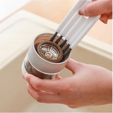 ✨台灣現貨?? 多功能可彎曲手柄杯蓋清潔刷 家用凹槽縫隙刷 勾縫去污刷 無死角杯刷 #丹丹悅生活