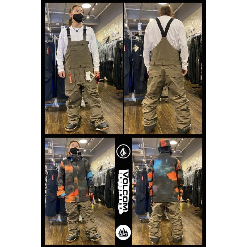 21-22 VOLCOM/ボルコム RAIN GORE-TEX BIB overall メンズ レディース