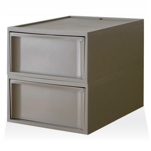 【RISU】北歐風堆疊抽屜櫃組(加大版) M -棕色