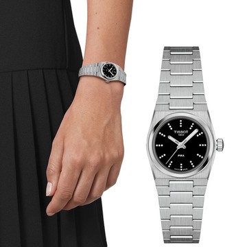 TISSOT 天梭 官方授權 PRX系列 25mm 魅力時尚鑽錶 女錶 聖誕節 禮物-T1370101105600