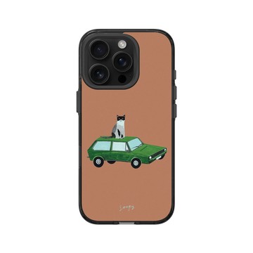 iPhone 16 Pro Clear (相機按鈕) 酷墨灰 - Soupy Tang 湯舒皮 - Roof Seat