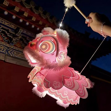 免運💒臺灣熱銷🐬新年春節中秋節2026國潮醒獅燈籠手工diy兒童製作材料包獅子花燈