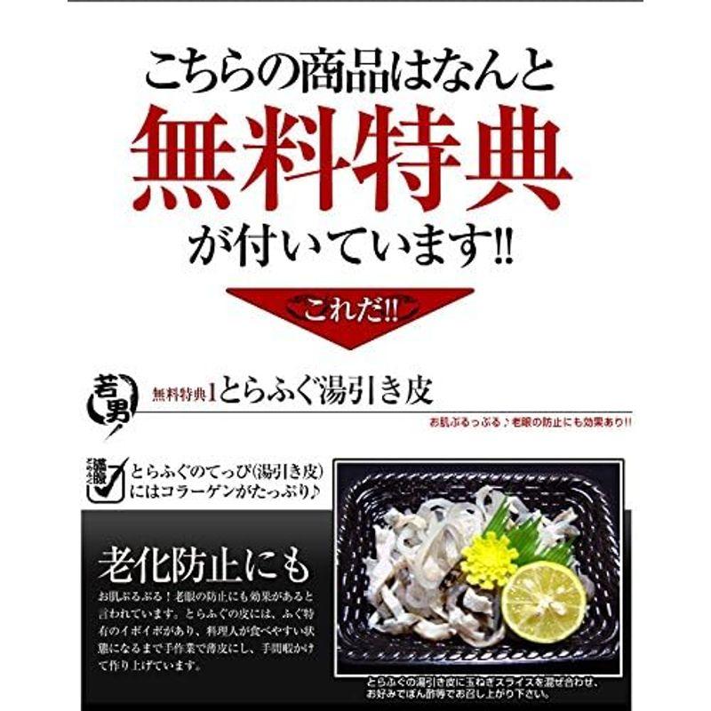 若男水産 淡路島 とらふぐ 鍋 3?4人前 × 2セット てっぴ・ひれ付